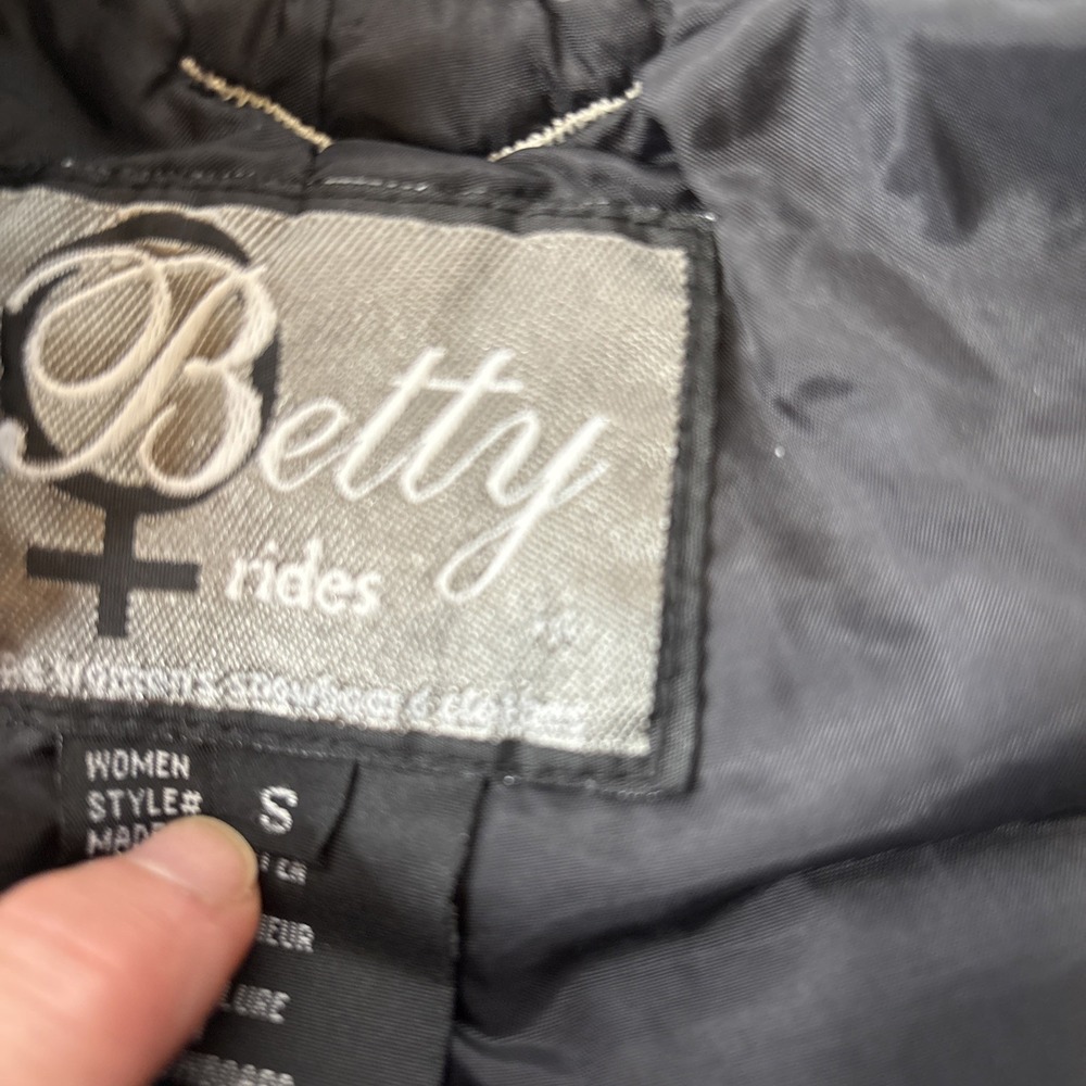 Betty Rides Womens S Black Snow Pants Ski‎ Snowboard Gear Don Thomas Sporthaus - Picture 10 of 11